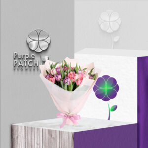 Painted Skies Tulip Bouquet